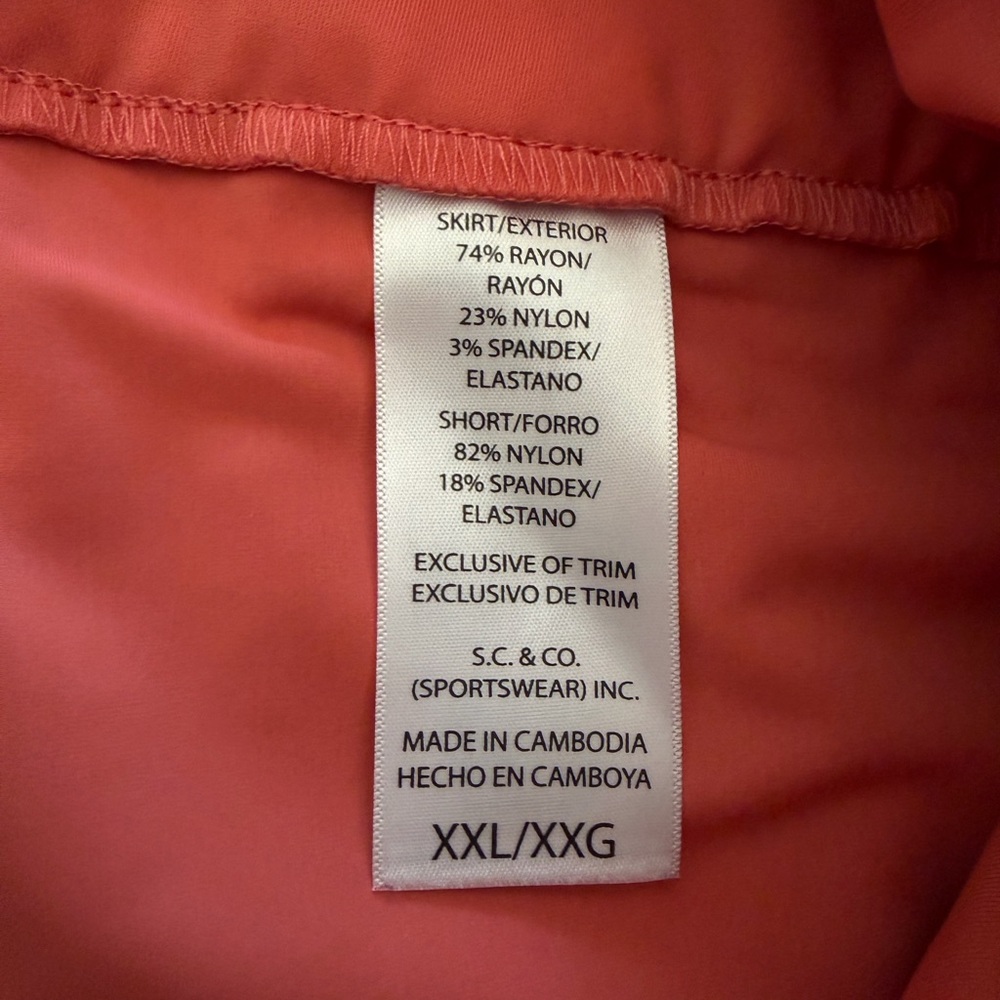 🛍️SC & Co Pink Patterned Skort - Picture 6 of 10